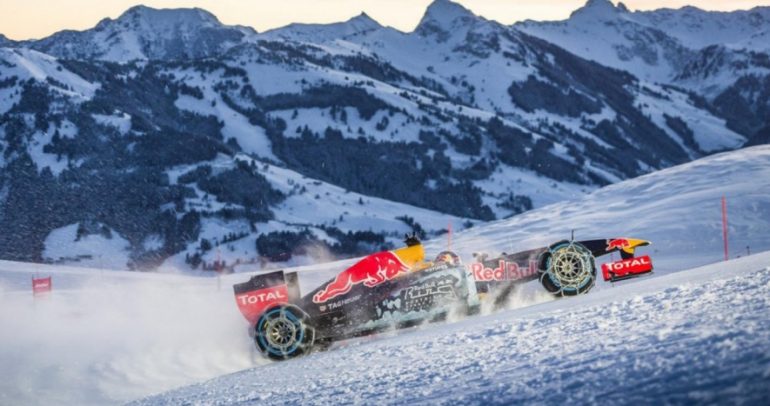 بالفيديو: عندما تكون سيارات الفورمولا 1 على الثلوج